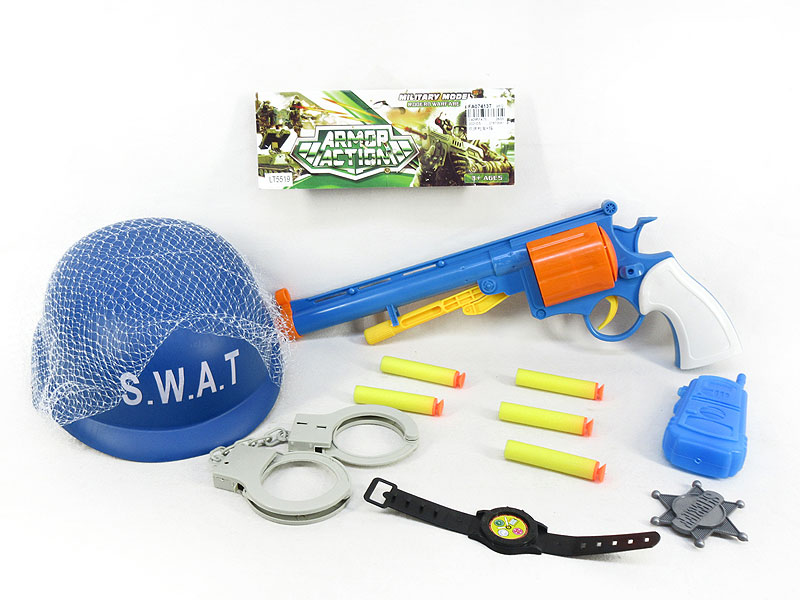 Soft Bullet Gun Set & Cap toys