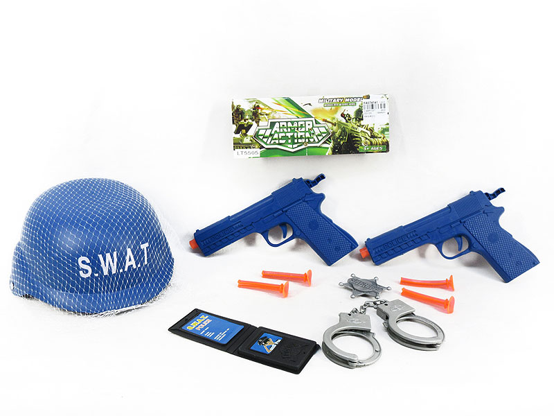 Soft Bullet Gun Set & Cap(2in1) toys