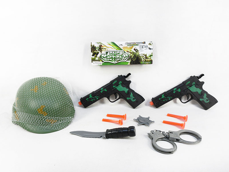 Flint Gun Set & Cap(2in1) toys