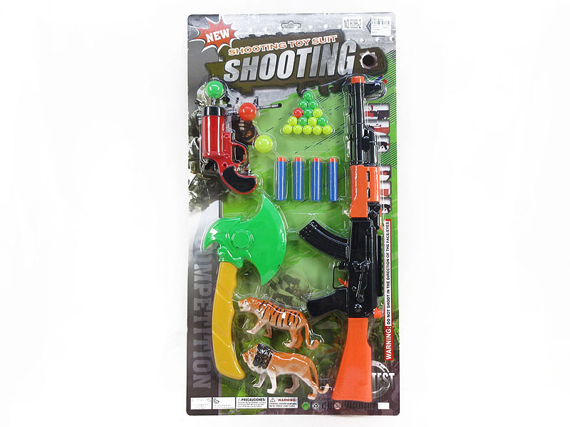 Pingpong Gun & Soft Bullet Gun Set toys