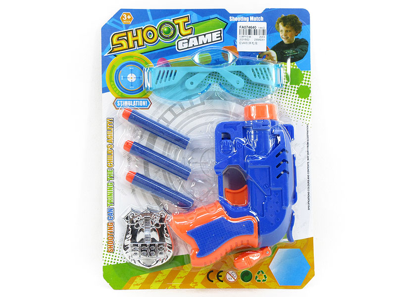 EVA Soft Bullet Gun Set toys