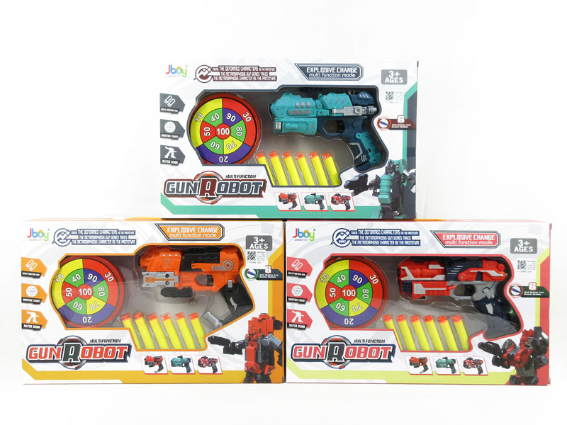 EVA Soft Bullet Gun Set(3S3C) toys