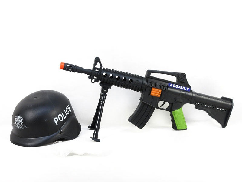 Toy Gun & Police Cap toys
