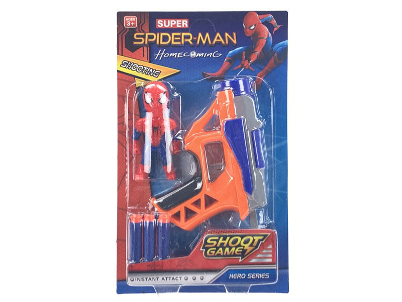 EVA Soft Bullet Gun & Spider Man toys