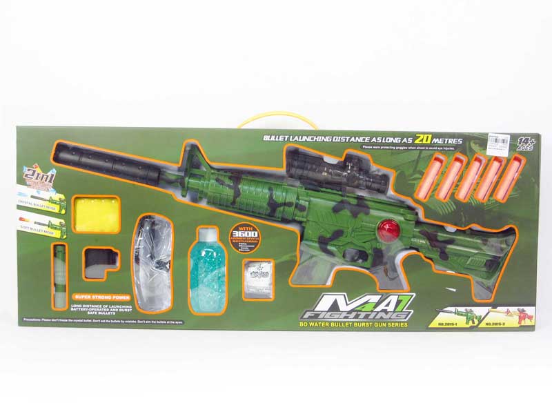 B/O Crystal Bullet Gun Set W/L toys