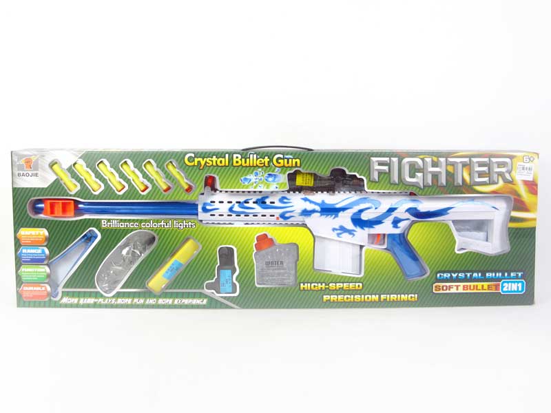 B/O Crystal Bullet Gun Set toys