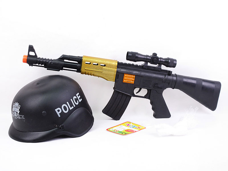 Toy Gun & Police Cap toys