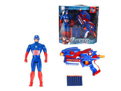 EVA Soft Bullet Gun & Captain America
