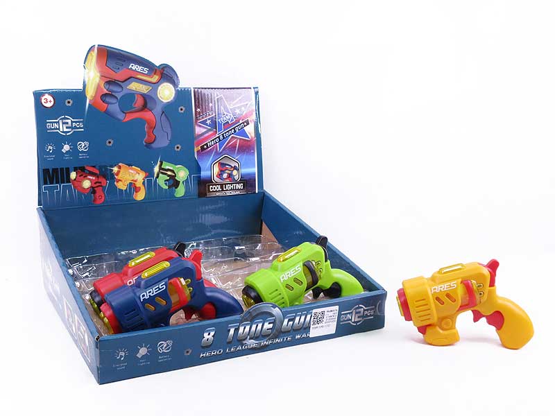 Gun W/L_S(12in1) toys