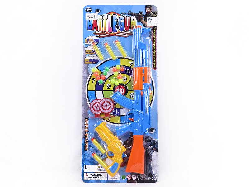 Soft Bullet Gun Set(2in1) toys