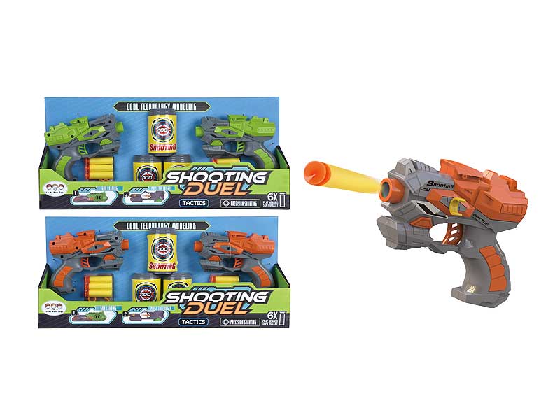 Soft Bullet Gun Set(2in1) toys