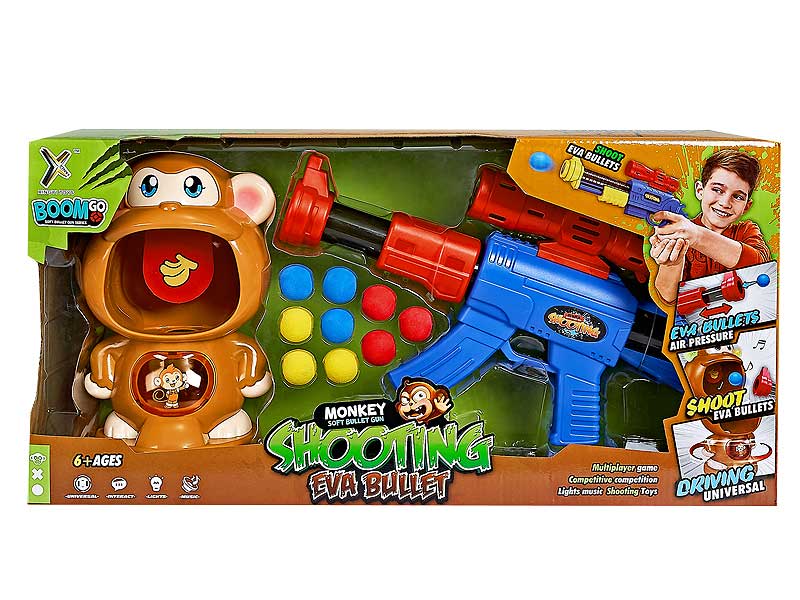 Monkey & Aerodynamic Gun Set toys
