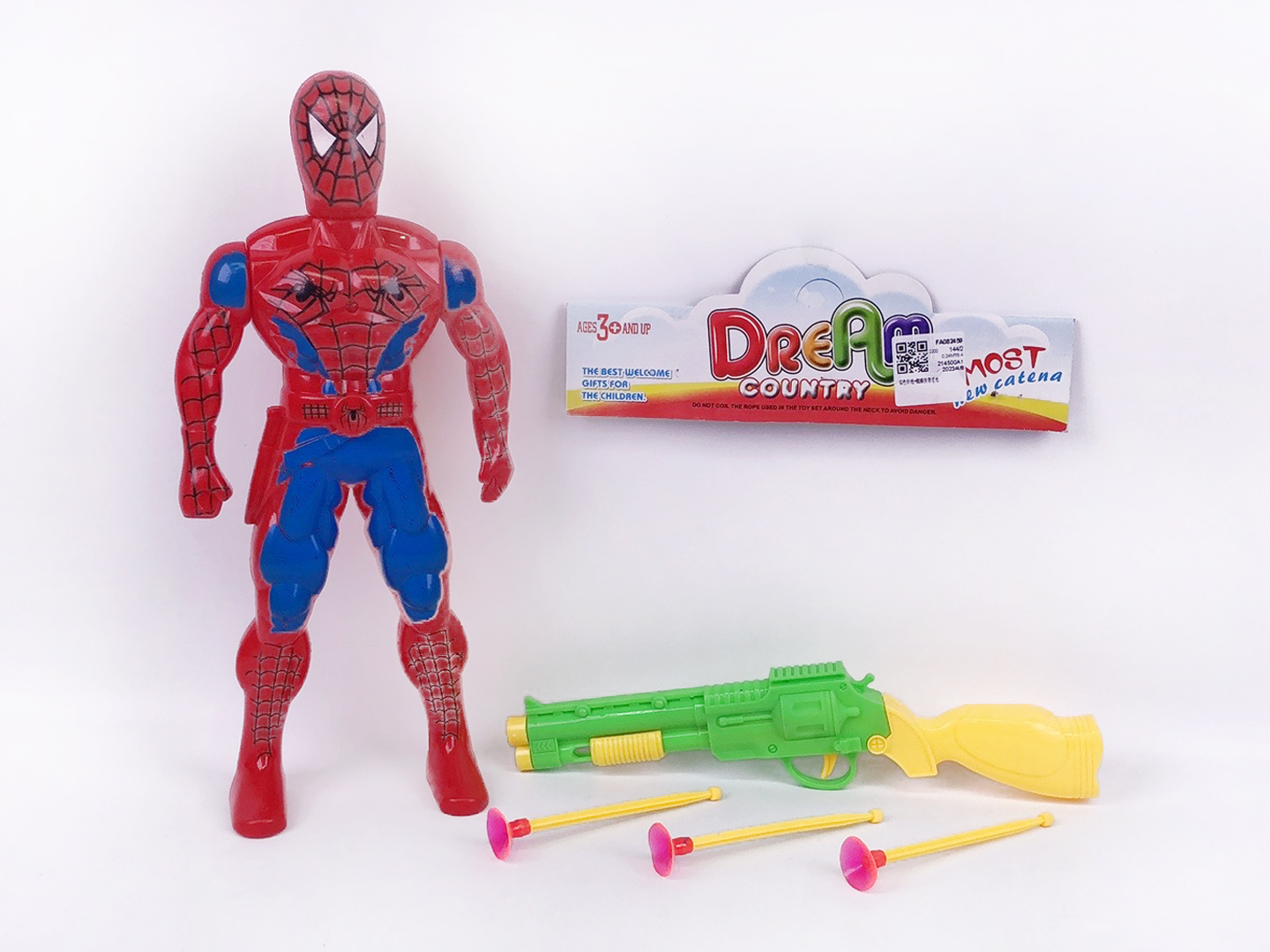 Toys Gun & Spider Man W/L toys