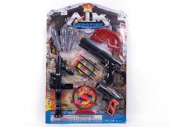 Toys Gun & Soft Bullet Gun & Turbo Rocket Set