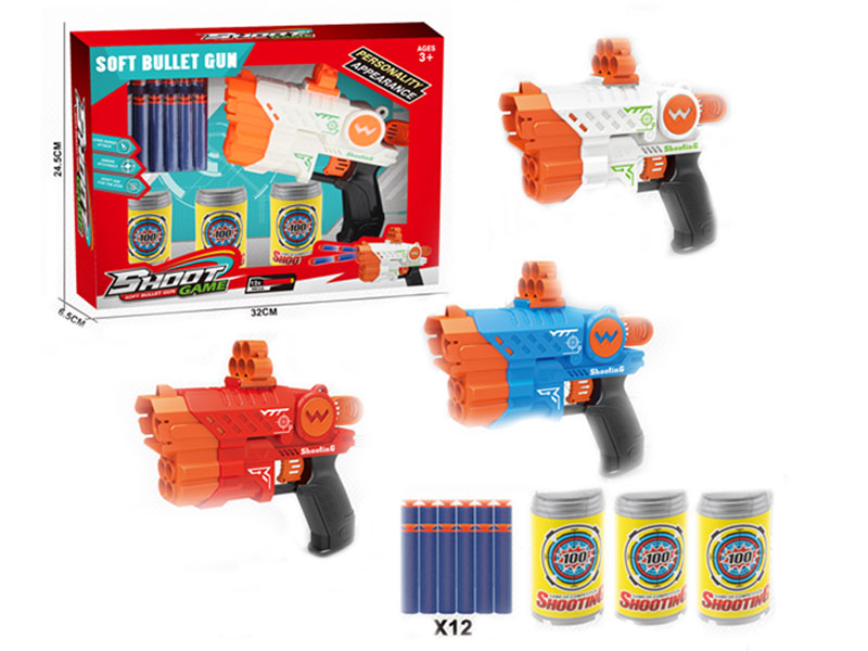 EVA Soft Bullet Gun Set(3C) toys