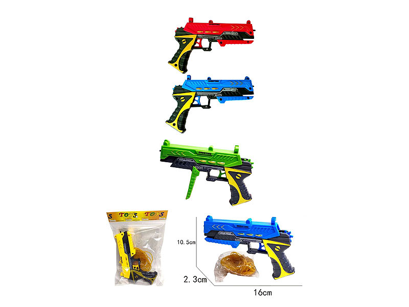 Rubber band gun(4C) toys