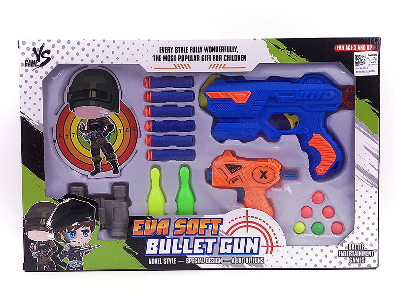 EVA Soft Bullet Gun & Pingpong Gun toys
