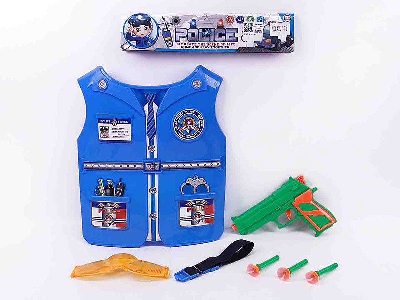 Toy Gun Set & Breastplate toys