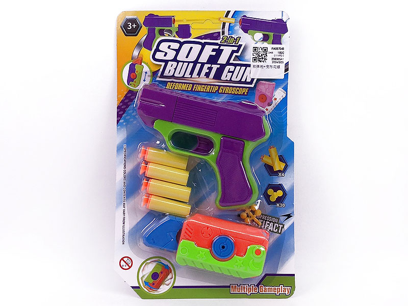Soft Bullet Gun & Deformation Top toys