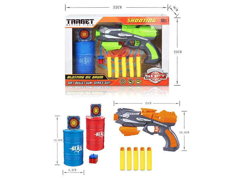 EVA Soft Bullet Gun Set toys