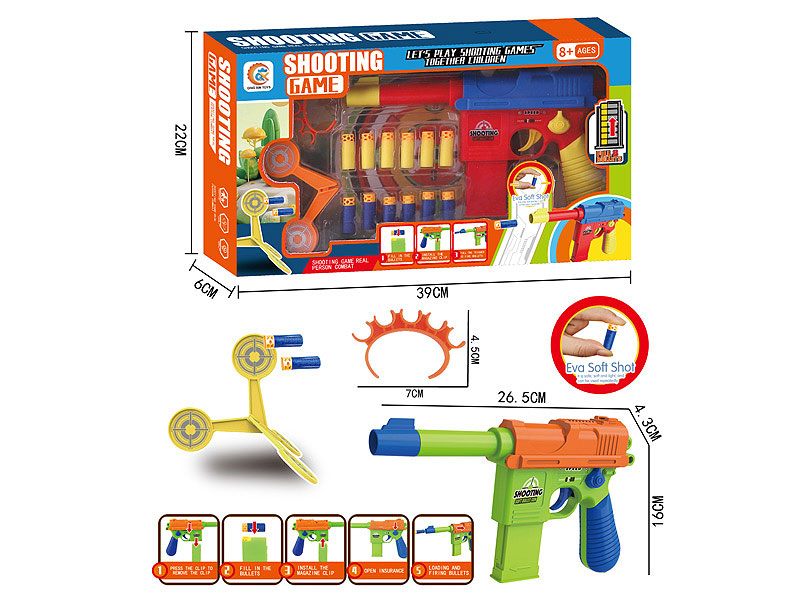 EVA Soft Bullet Gun Set toys