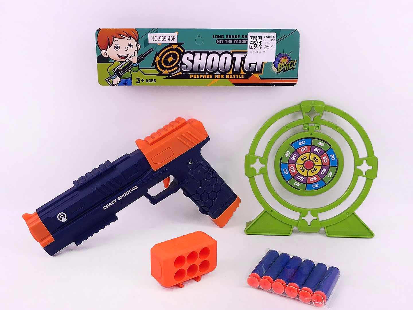 EVA Soft Bullet Gun Set(2C) toys