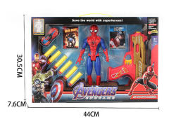 EVA Soft Bullet Gun & Spider Man W/L & Pull Back Car toys