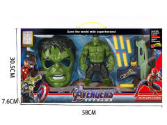 EVA Soft Bullet Gun & The Hulk W/L & Mask toys