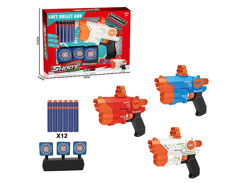 EVA Soft Bullet Gun Set(3C) toys