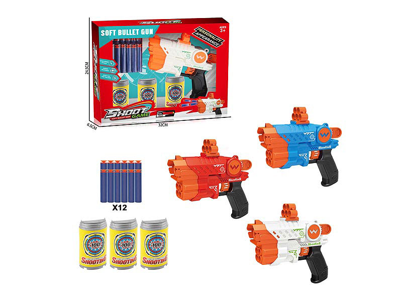 EVA Soft Bullet Gun Set(3C) toys