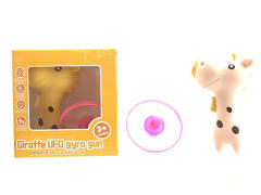 QQ长颈鹿飞碟枪带灯光(2色)