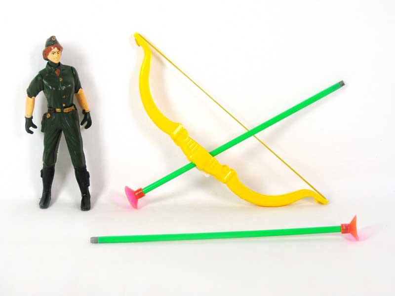 Bow &Arrow & Man toys