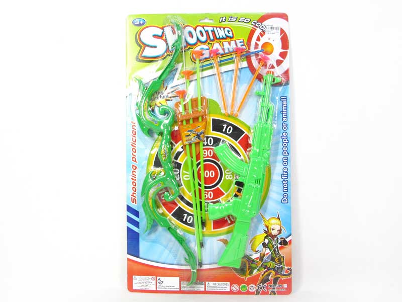 Bow & Arrow & Soft Bullet Gun toys