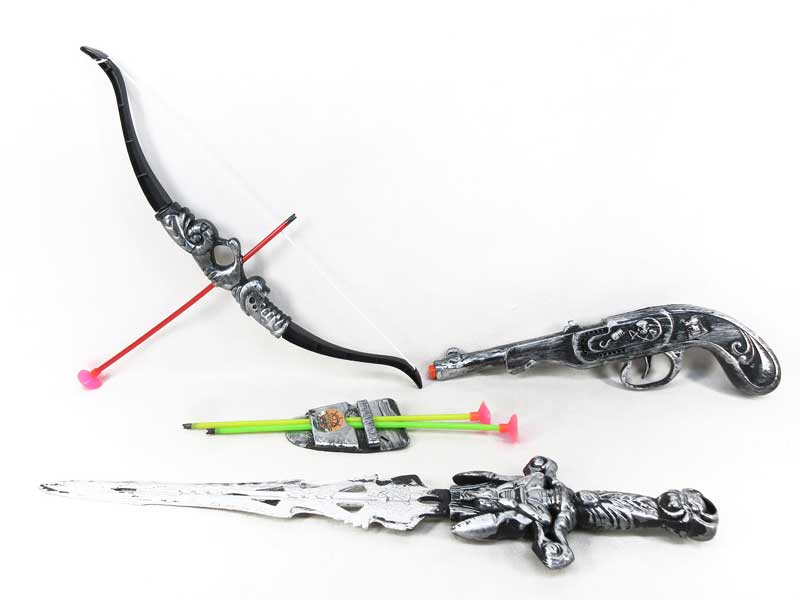 Sword & Bow_Arrow & Flint Gun toys