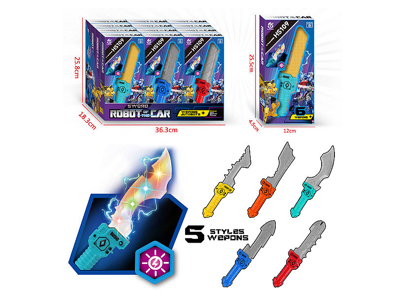 Sword W/L(12in1) toys