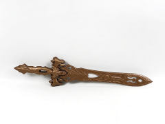 双龙古铜实色剑