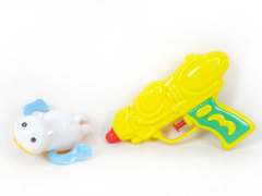 Water Gun & Wind-up Swimming Cat toys