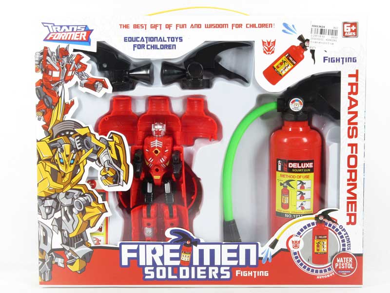 Wate Gun & Transforms Fire Extinguisher toys