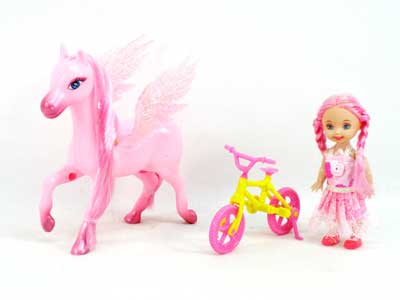 Pegasus & Doll & Bicycle(3C) toys
