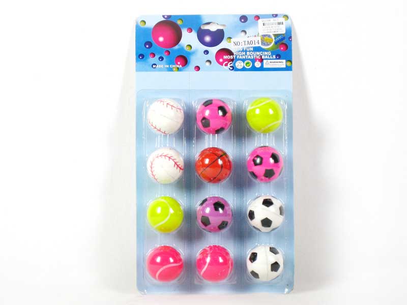 4.5CM Bounce Ball(12in1) toys