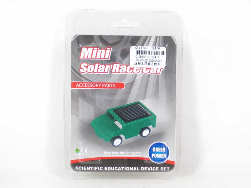 Solar Power Equation Car toys