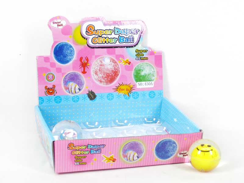 4.5CM Bounce Ball W/L(12in1) toys