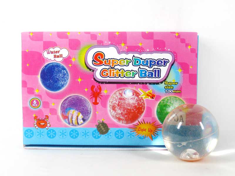 10CM Bounce Ball W/L(6in1) toys