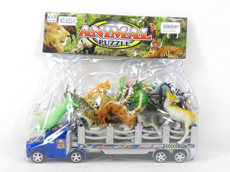 Animal Set & Friction Truck toys