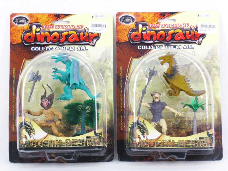 4＂Dinosaur Set(2S) toys