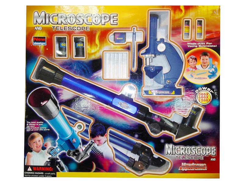 Telescope  & Microscope  Set W/L toys