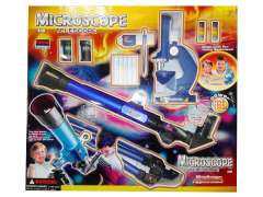 Telescope  & Microscope  Set W/L toys