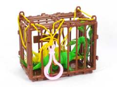 Animal Cages W/Bell toys