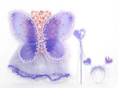 Butterfly &Beauty Set & Stick & Petticoat