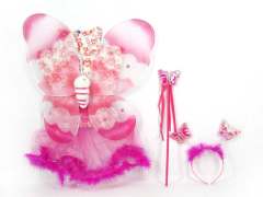Butterfly &Beauty Set & Stick & Petticoat